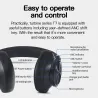 Bluedio 7th - wireless headphones - Bluetooth - noise cancelling - with microphone / voice controlEar- & Headphones