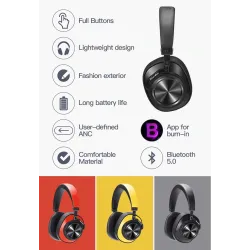 Bluedio 7th - wireless headphones - Bluetooth - noise cancelling - with microphone / voice controlEar- & Headphones