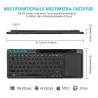 K18 Plus wireless keyboard - LED - multi-touch - English / Russian / Hebrew layoutKeyboards