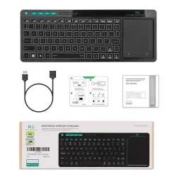 K18 Plus wireless keyboard - LED - multi-touch - English / Russian / Hebrew layoutKeyboards