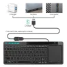 K18 Plus wireless keyboard - LED - multi-touch - English / Russian / Hebrew layoutKeyboards