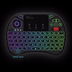 Rii X8+ - mini wireless keyboard - LED - 2.4GHz - with touchpad - Android TV Box / PCKeyboards