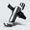 Gravity phone holder - for car air vent - 3 point support - with safety lockHolders