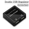 Double USB regulator - solar charger - for phones / power bank / fans - 5-20V - 5V 3ASolar panels