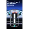 Gravity phone holder - for car air vent - 3 point support - with safety lockHolders