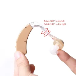 Mini hearing aid - sound amplifier - rechargeable - rotatable - USBHearing aid