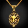 Lion head pendant - stainless steel necklaceNecklaces