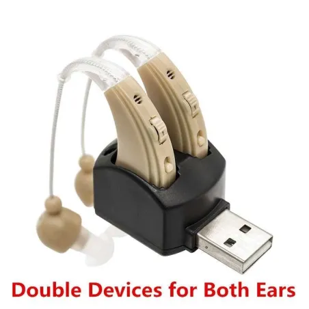 Hearing aid - ear sound amplifier - with double charging port - USBHearing aid