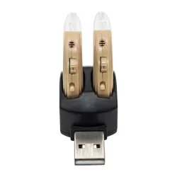 Hearing aid - ear sound amplifier - with double charging port - USBHearing aid