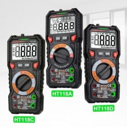 HT118 - professional digital multimeter - 6000 counts - 1000V / AC / DC / Ohm / Hz NCV Live C/F / voltage meterMultimeters