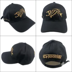 Baseball cap / snapback - embroidery fishbone - adjustable - unisexHats & Caps