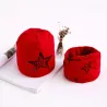 Cotton hat & scarf - set for girls / boys - stars / snowflakes / swansHats & caps