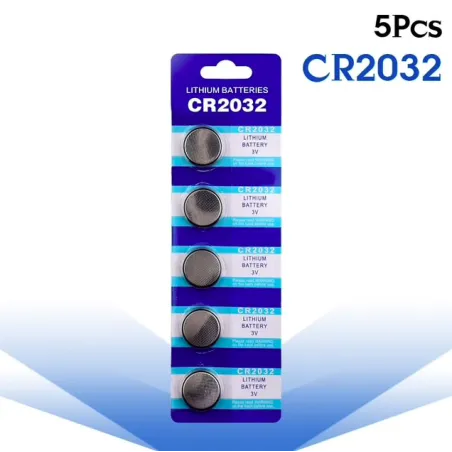 3V BR2032 DL2032 ECR2032 CR2032 Lithium cell battery - button batteries - 5 piecesBattery