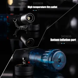 Jet flame lighter - windproof - refillable - cigar lighterLighters