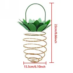 Solar garden light - hanging lamp / lantern - waterproof - LED - pineapple shapeSolar lighting