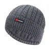Thick knitted hat - with plush inside - unisexHats & Caps