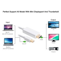 Mini DisplayPort - Thunderbolt HDMI converter to HDMI - cable 3mCables