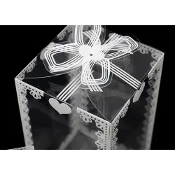 Transparent gift box - wedding / party / cakes / presentsDecoration