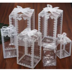 Transparent gift box - wedding / party / cakes / presentsDecoration