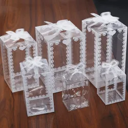 Transparent gift box - wedding / party / cakes / presentsDecoration