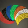 Car wheel reflective strips - stickers - 16 piecesStickers