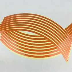 Car wheel reflective strips - stickers - 16 piecesStickers