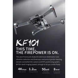 KF101 - GPS - 5G - WiFi - FPV - 4K HD ESC Camera - EIS - RC Drone Quadcopter - RTFDrones