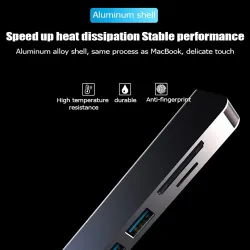 USB HUB-C HUB adapter - 6 in 1 USB-C to USB 3.0 HDMI - splitterHDMI switchers