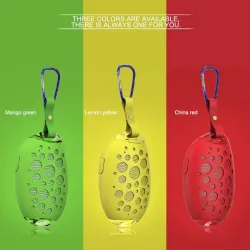 MG X1 - wireless Bluetooth speaker - with microphone / hook - waterproof - hands free call - mango shapeBluetooth speakers