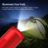 Wireless Bluetooth speaker - mini column box - TF card - waterproof - with torchBluetooth speakers
