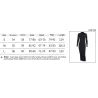 Fashionable button up dress - ankle length - long sleeve - v-neckDresses