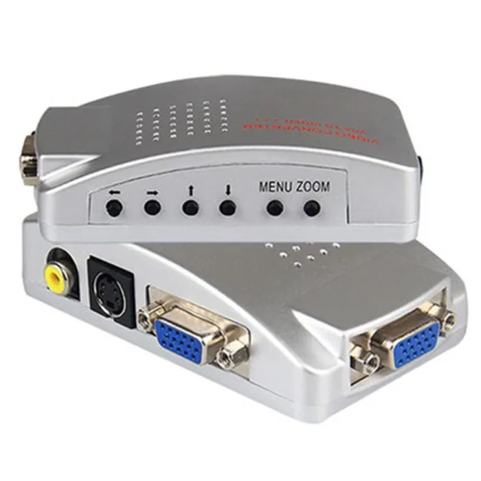 PC signal converter box - adapter - VGA to TV AV RCA - NTSC PALHDMI switchers