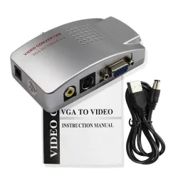 PC signal converter box - adapter - VGA to TV AV RCA - NTSC PALHDMI switchers