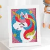 Diamond painting by numbers - deer / unicorn / owl - kids arts craftEducational