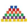 Colorful building cubes - wooden blocks - educational toy - 30 piecesWooden