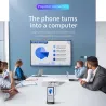 Baseus - docking station - charger with stand - type-C HUB to HDMI - for Samsung S20 S10 / Huawei P30Chargers