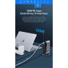 Baseus - USB-C 3.0 / HUB type-C to HDMI - RJ45 VGA SD / TF - power adapter - 17 in 1 docking station for Macbook ProStands
