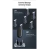 Baseus - USB-C 3.0 / HUB type-C to HDMI - RJ45 VGA SD / TF - power adapter - 17 in 1 docking station for Macbook ProStands