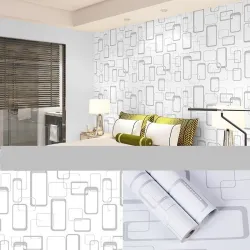 Self-adhesive wallpaper - for bathroom / living room / furniture / windows - waterproofBathroom & Toilet