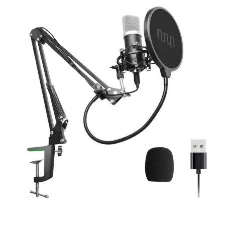 Podcast condenser microphone - professional PC streaming cardioid - kit - USB - 192kHZ/24bitMicrophones