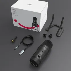 FIFINE - recording microphone - podcast - USB - for PC / PS4 / MacMicrophones