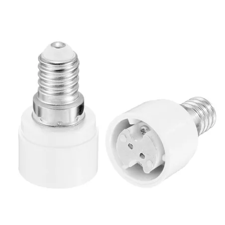 E14 to MR16 - base socket - bulb adapter - converter - 2 piecesE14