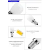Fridge light bulb - SMD2835 LED - E14 - 3W - 220V - 2 piecesE14
