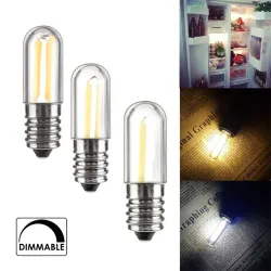 Mini LED bulb - dimmable - COB - E12 / E14 - 1W / 2W / 4W - for fridge - 2 piecesE14