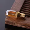 Vintage LED bulb - Edison tube - T22 - 2200K - E12 / E14 - 1W - dimmable - amber glass - 5 piecesE14