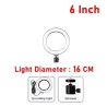 LED selfie ring - fill light lamp - with tripod - for makeup / video / photos - dimmableTripods & stands