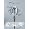 LED selfie ring - fill light lamp - with tripod - for makeup / video / photos - dimmableTripods & stands
