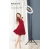 LED selfie ring - fill light lamp - with tripod - for makeup / video / photos - dimmableTripods & stands