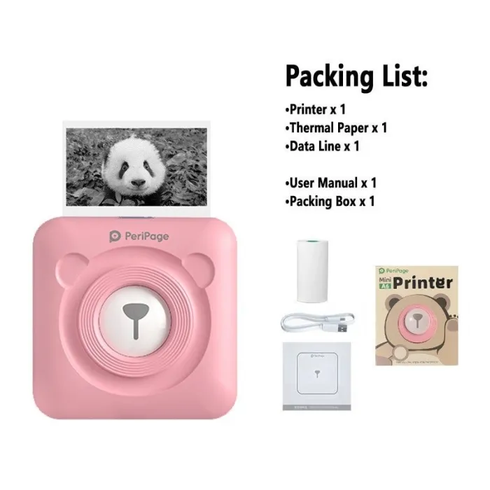 PeriPage - mini pictures printer - Bluetooth - Android / iOSCamera