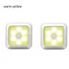 LED lamp - with PIR motion sensor - for wall / furniture / stairs - 2 piecesWall lights